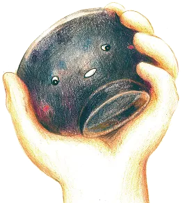 八塗文創品牌故事左側手繪插圖